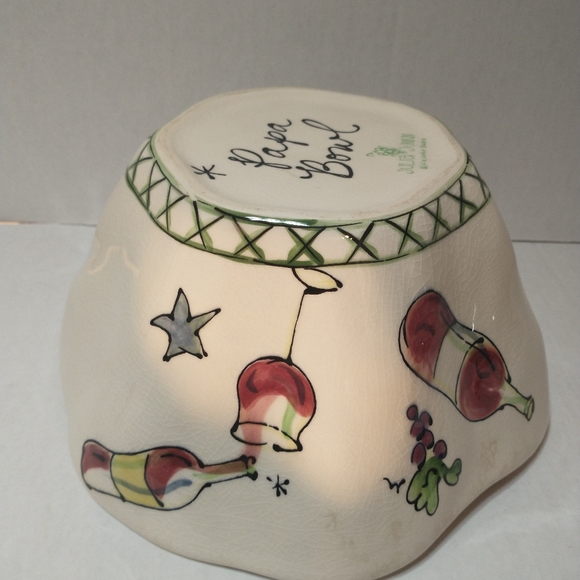 Julia Junkin PAPA Serving Bowl-CERTIFIED INTERNATIONAL  10" ROUND - Picture 12 of 15